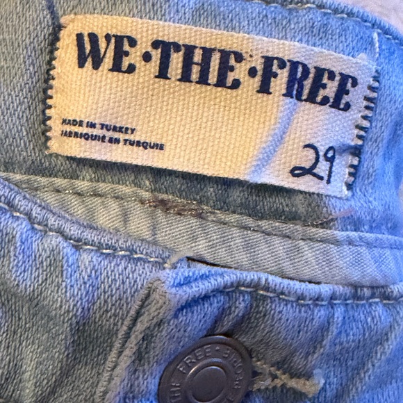We The Free Sky Blue Flare Jeans - Picture 8 of 8